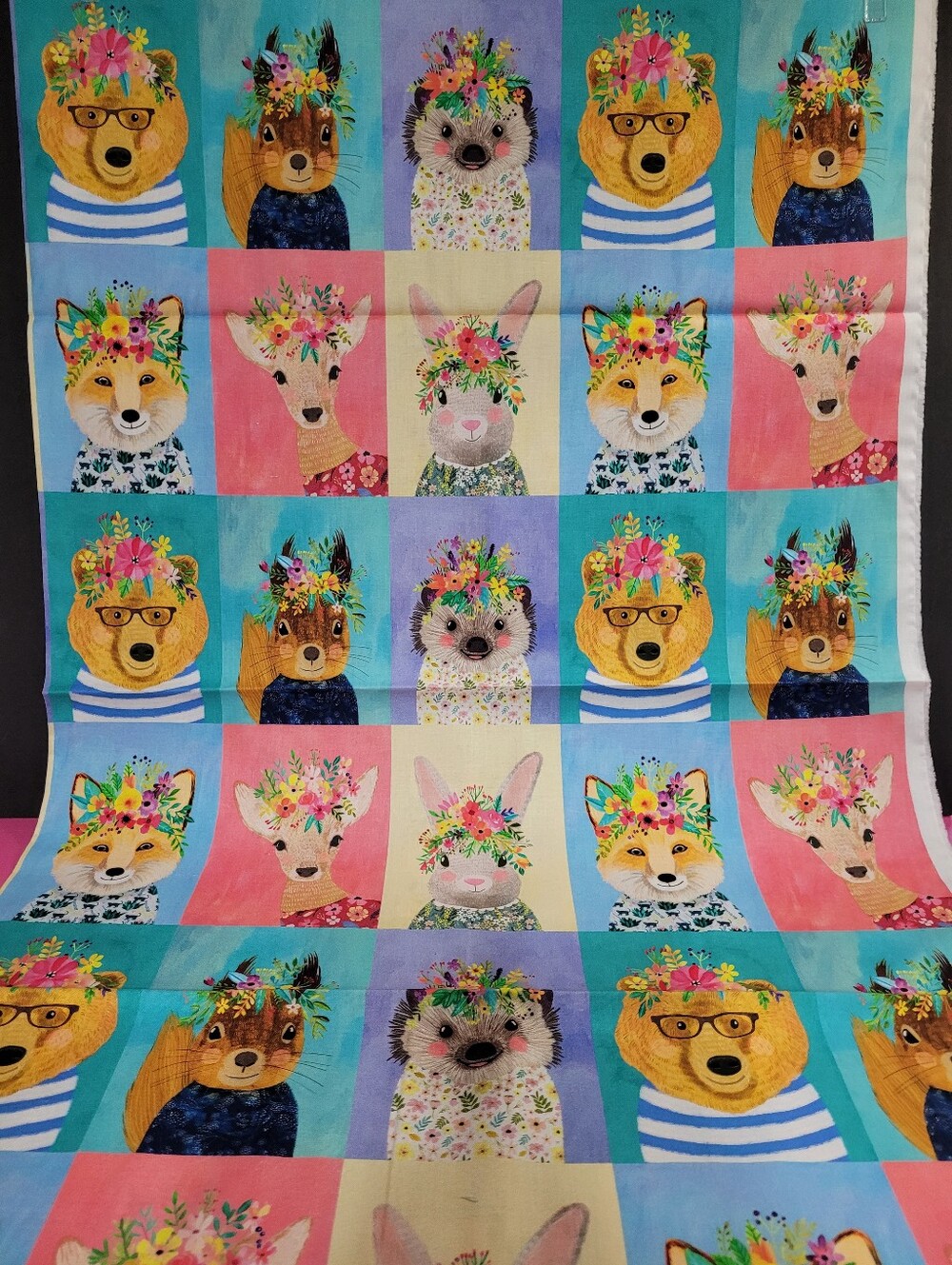 Mia Charro By Blend Forest Friends Sewing Fabric (1042)